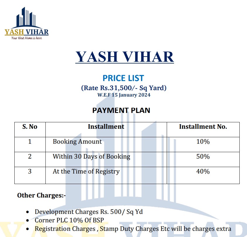 Payment Plan